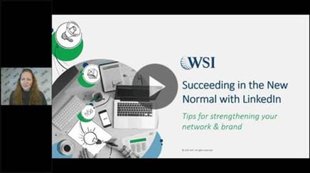 Captura de pantalla webinar sobre LinkedIn