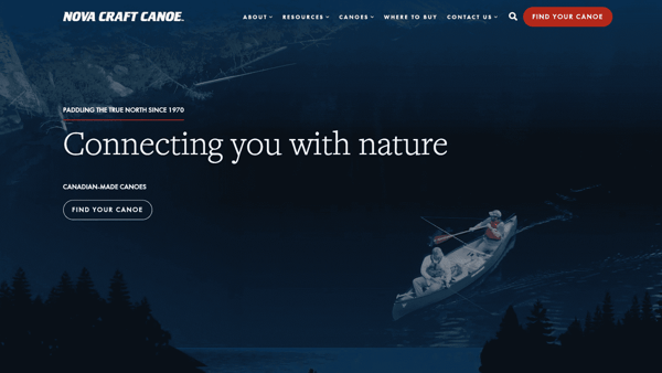 Nova-Craft-Canoe-HubSpot-Screenshot