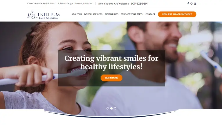 Trillium-Smile-Dentistry-FullHome-HubSpot
