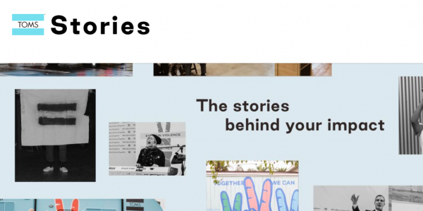 Screenshot of the Tom's Website.
